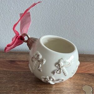 LENOX Candy Cane Votive Tea Light Holder